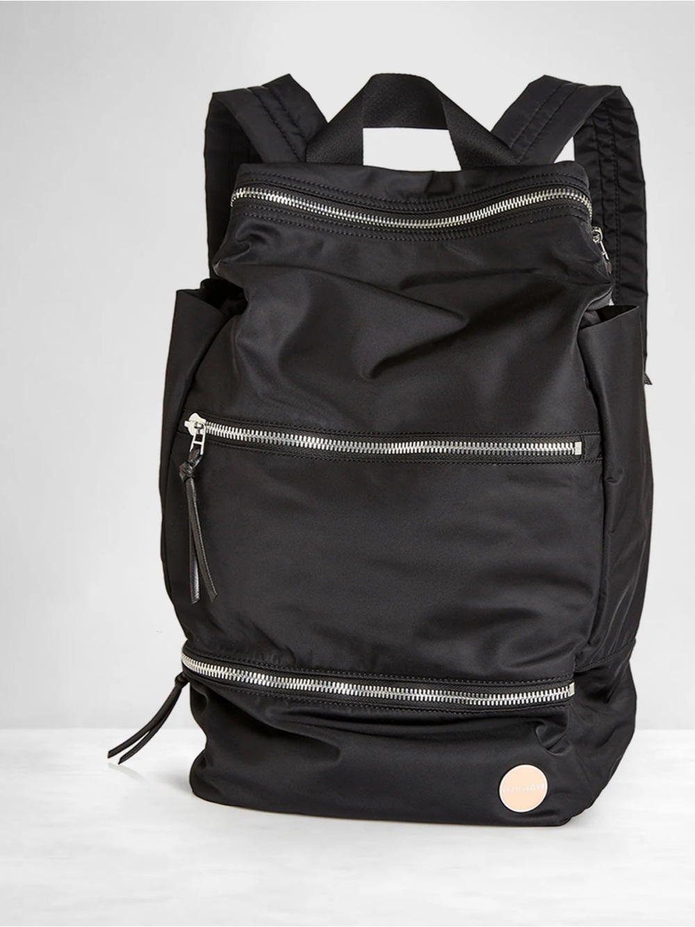 Black Nylon Backpack